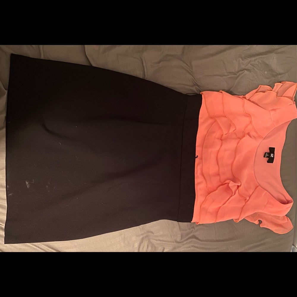 IZ Byer office dress with pencil skirt and belt